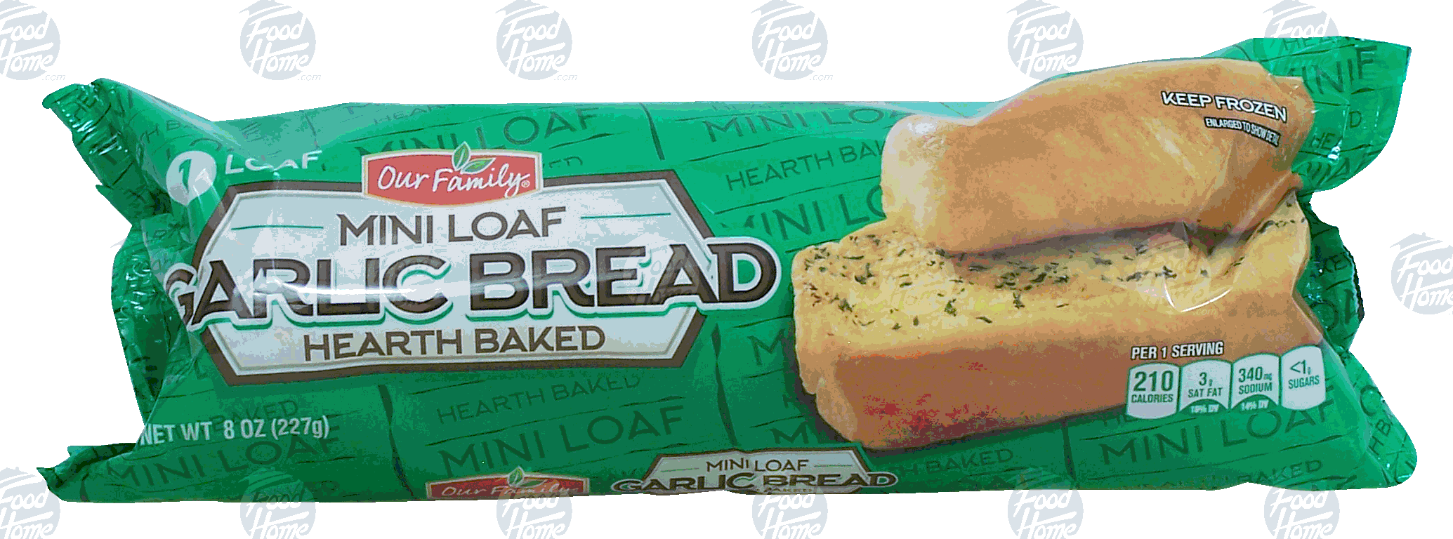 Our Family Hearth Baked garlic bread mini loaf Full-Size Picture